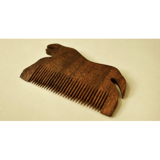 Wooden comb ~ Tribal markings { 3 }